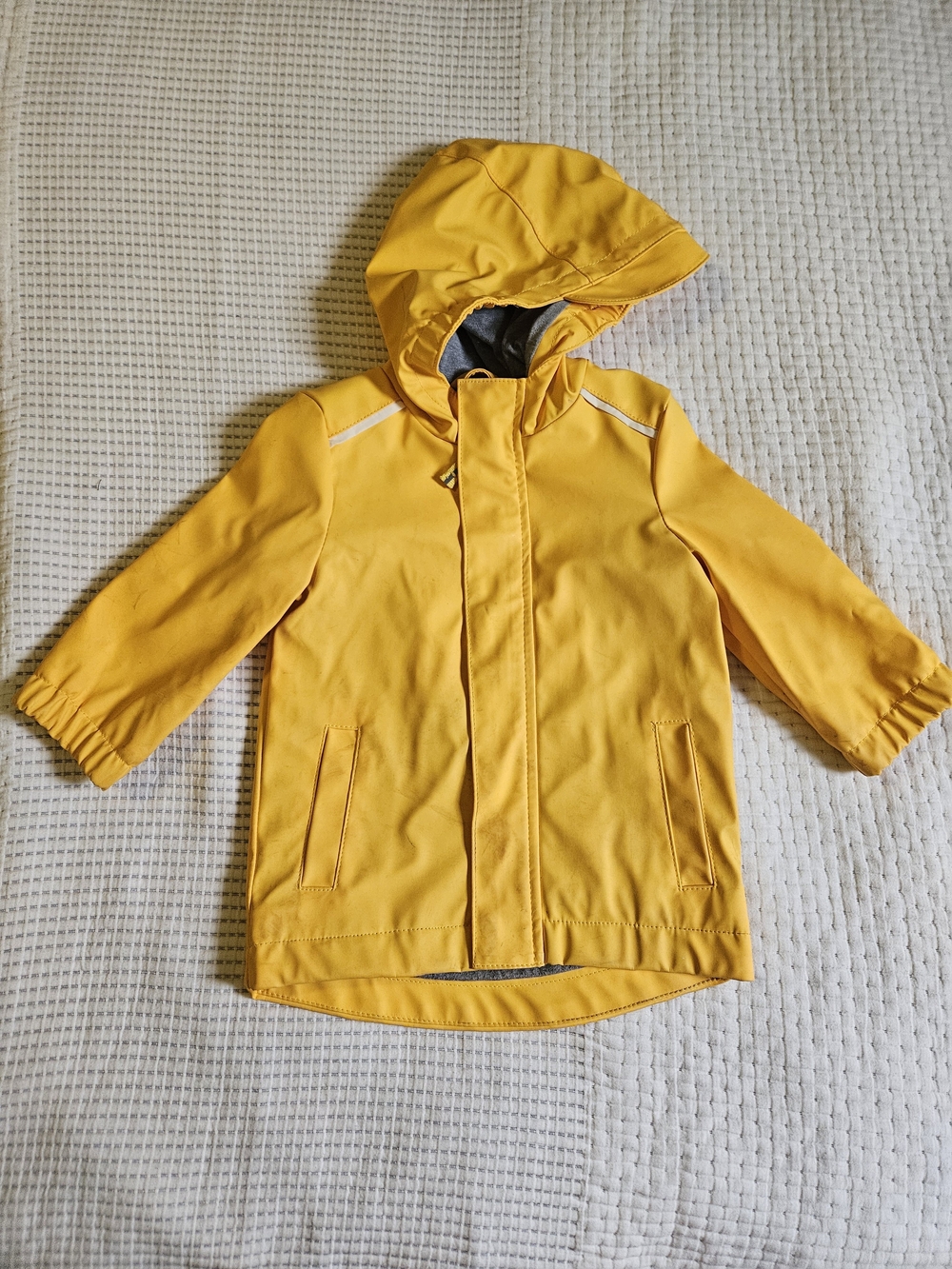 Cat & Jack Yellow Hooded Raincoat for Kids